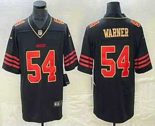 Men%27s San Francisco 49ers #54 Bobby Wagner White Gold Fashion Vapor Limited Stitched Jersey